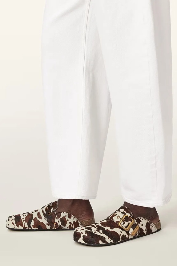 AllSaints šľapky mules dámske kožené Staffa Mule W049FE