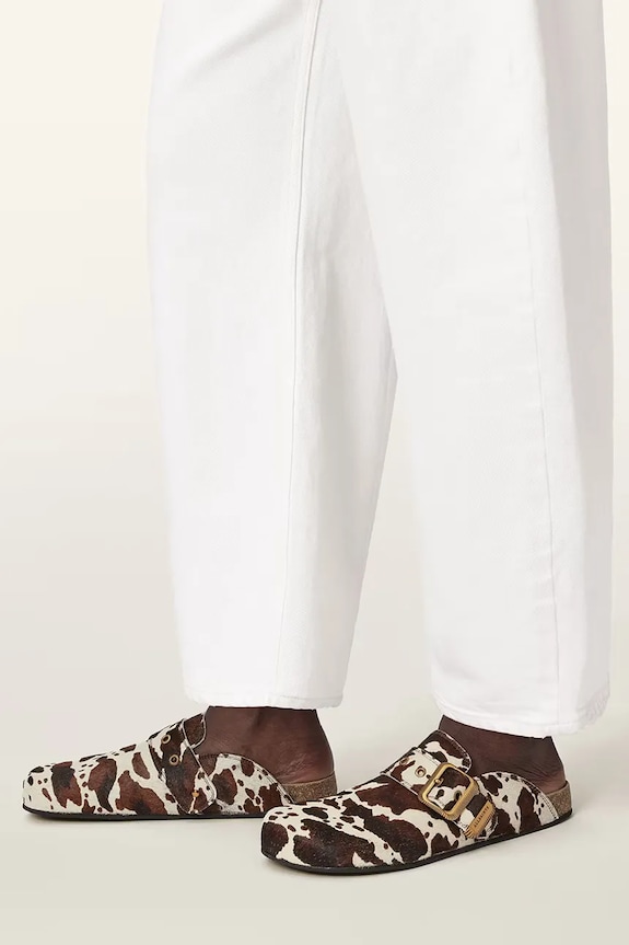 AllSaints šľapky mules dámske kožené Staffa Mule W049FE
