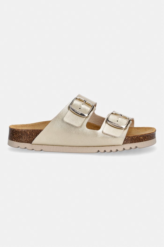 Scholl klapki JOSEPHINE F321682329 złoty SS26