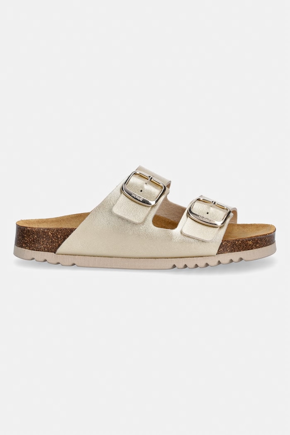 Scholl klapki JOSEPHINE F321682329 złoty SS26
