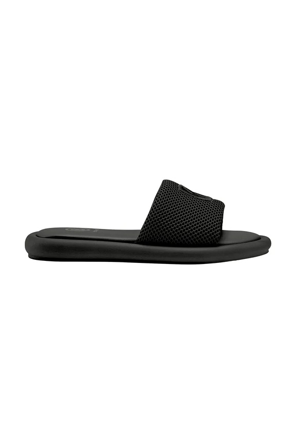 BOGNER papuci pentru femei, din piele PORTOFINO negru 22625141