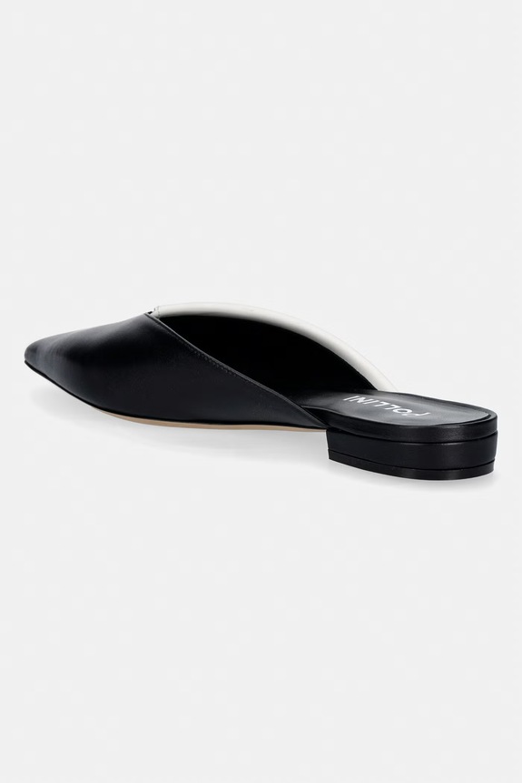 Взуття Шкіряні шльопанці Pollini SA11061C1OTE100A чорний