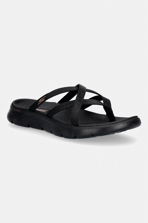 Skechers japonki damskie GO WALK FLEX czarny 141461