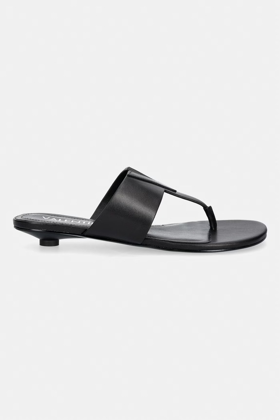Valentino japonki damskie skórzane RESORT 91R3106NAP.550 czarny SS26