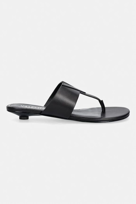 Valentino japonki damskie skórzane RESORT 91R3106NAP.550 czarny SS26
