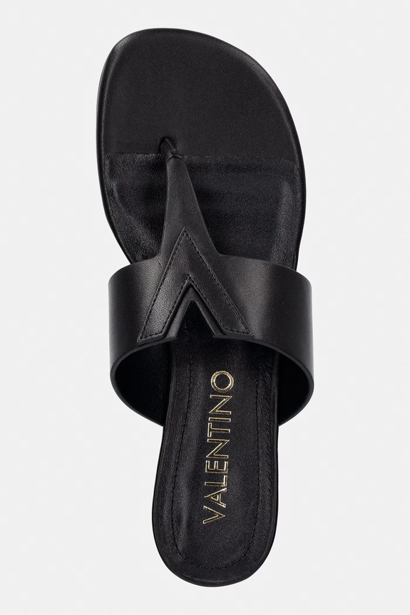Valentino japonki damskie skórzane RESORT czarny 91R3106NAP.550