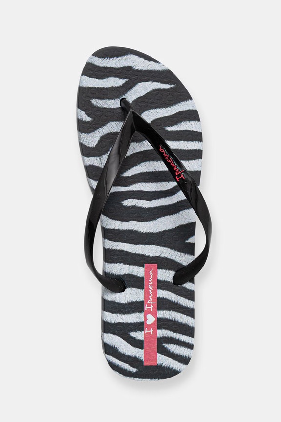 Ipanema σαγιονάρες δίχαλο Γυναικείες ANIMAL PRINT μαύρο 83846.BP655