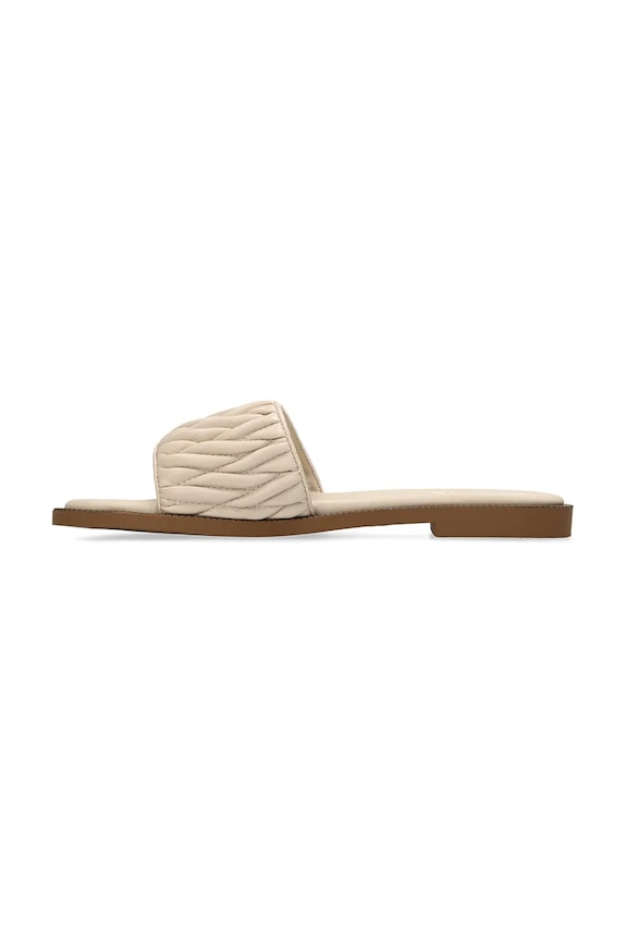 Mexx šľapky na plochom podpätku dámske TULLA ZUMO Sandal béžová MI001604461W