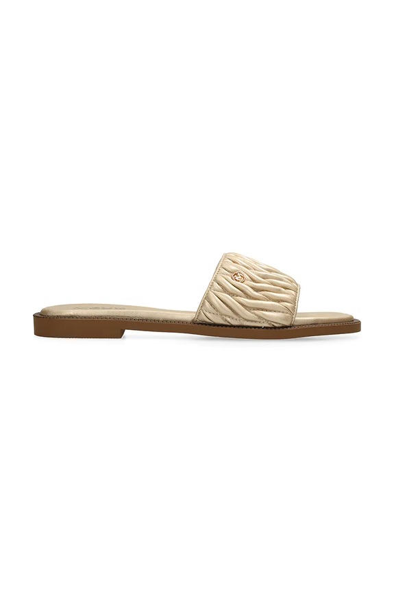 Mexx papuci cu toc plat de damă TULLA ZUMO Sandal aur MI001604461W