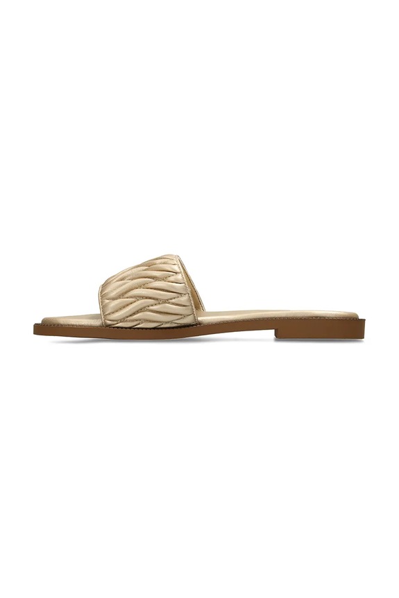 Mexx papuci cu toc plat de damă TULLA ZUMO Sandal aur MI001604461W