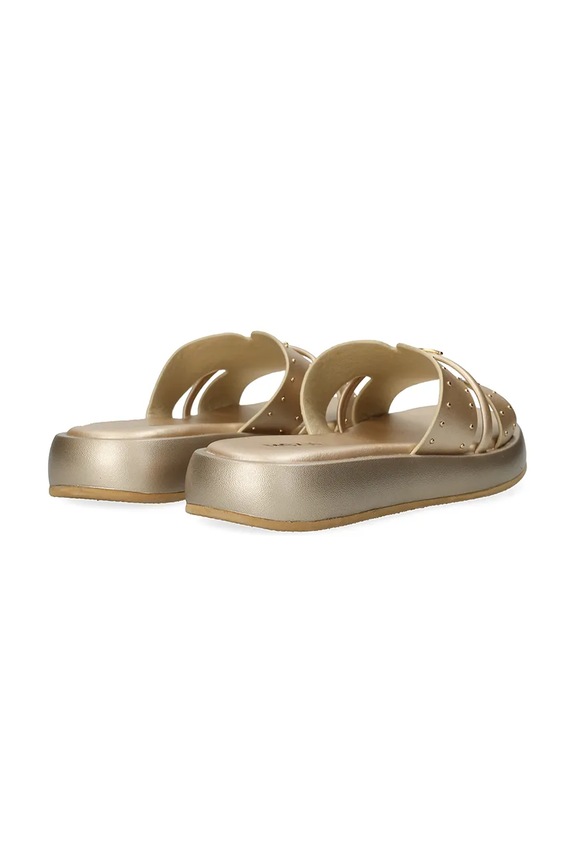 Obuv Mexx šľapky na platforme dámske LOTUS II PACHA Sandal MI001601961W zlatá