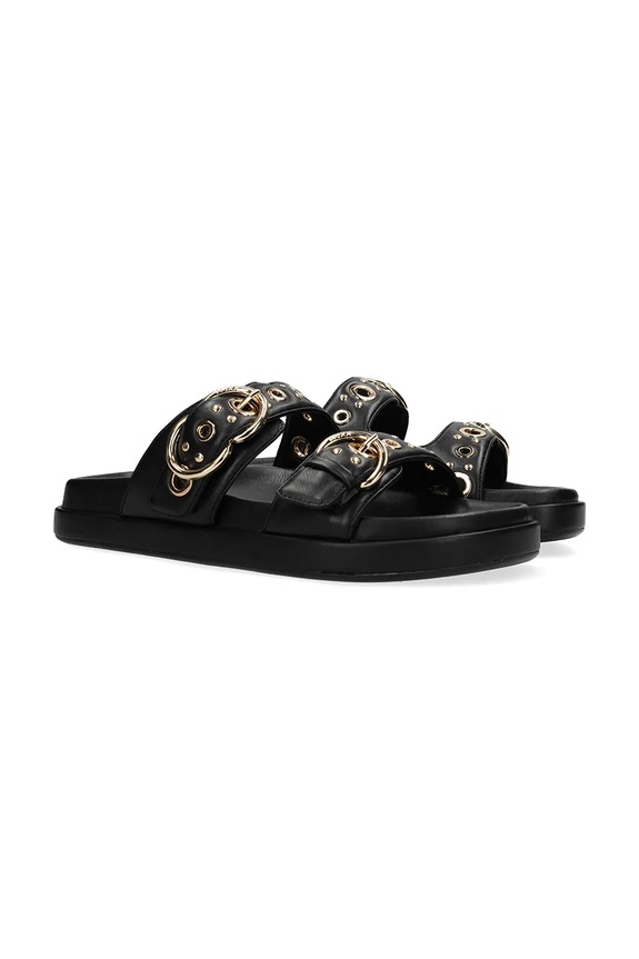 Mexx papuci cu toc plat pentru femei TOMA SIKIEL Sandal MI001604261W negru SS26