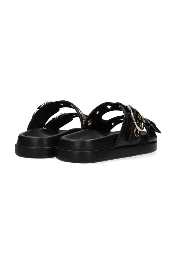 Încălțăminte Mexx papuci cu toc plat pentru femei TOMA SIKIEL Sandal MI001604261W negru