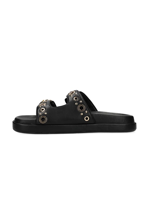 Mexx papuci cu toc plat pentru femei TOMA SIKIEL Sandal negru MI001604261W