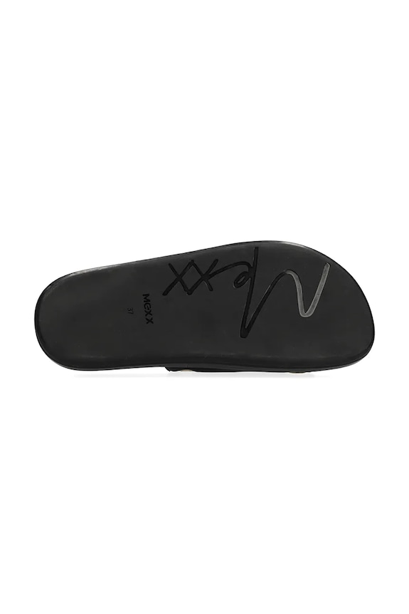 Mexx papuci cu toc plat pentru femei TOMA SIKIEL Sandal MI001604261W negru