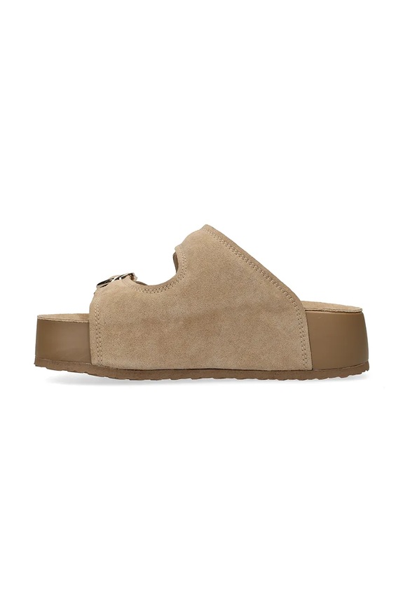 Mexx natikači ženski semiš TULAYA SCARLETT Sandal bež MI001606661W
