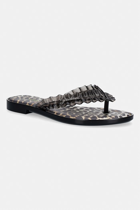 Melissa japonki damskie FLIP FLOP SLIM + GANNI AD czarny M38156.BX380