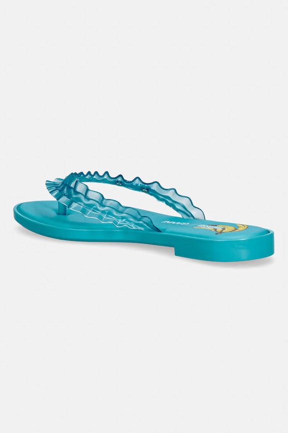 Obuwie Melissa japonki damskie FLIP FLOP SLIM + GANNI AD M38156.BX385 niebieski