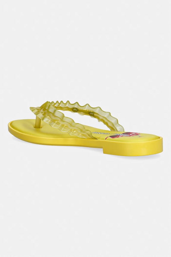 Обувь Melissa вьетнамки для женщин FLIP FLOP SLIM + GANNI AD M38156.BX387 жёлтый
