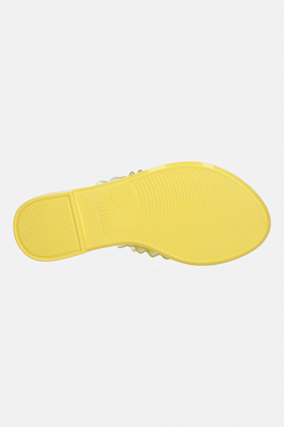 Melissa вьетнамки для женщин FLIP FLOP SLIM + GANNI AD M38156.BX387 жёлтый