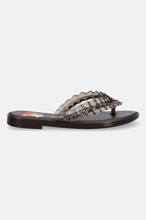 Melissa вьетнамки для женщин FLIP FLOP SLIM + GANNI AD M38156.BX388 коричневый SS26