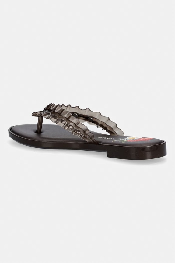 Обувь Melissa вьетнамки для женщин FLIP FLOP SLIM + GANNI AD M38156.BX388 коричневый