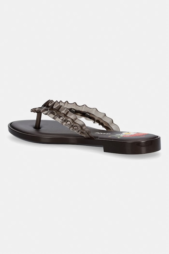 Обувь Melissa вьетнамки для женщин FLIP FLOP SLIM + GANNI AD M38156.BX388 коричневый