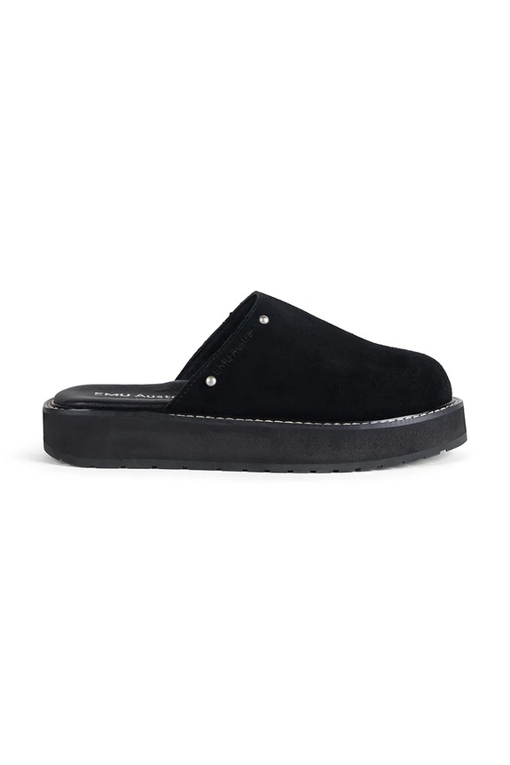Emu Australia šľapky mules dámske semišové Maroo čierna W13285.BLAK