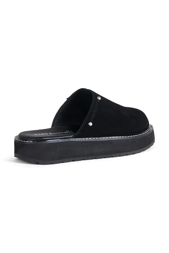 Obuv Emu Australia šľapky mules dámske semišové Maroo W13285.BLAK čierna