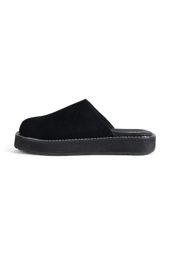 Emu Australia šľapky mules dámske semišové Maroo čierna W13285.BLAK