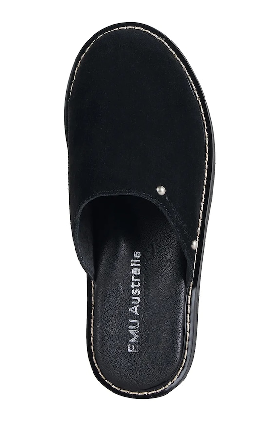 Emu Australia šľapky mules dámske semišové Maroo W13285.BLAK čierna