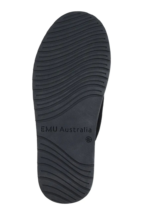 Emu Australia šľapky mules dámske semišové Maroo W13285.BLAK
