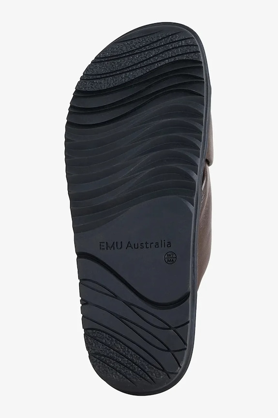 Emu Australia šľapky na plochom podpätku dámske koža Selene W13309.ESPR