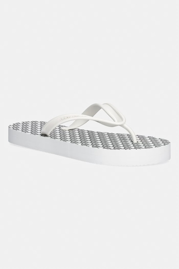 Šľapky Armani Exchange plochý biela XDQ010.XV700.MZ266