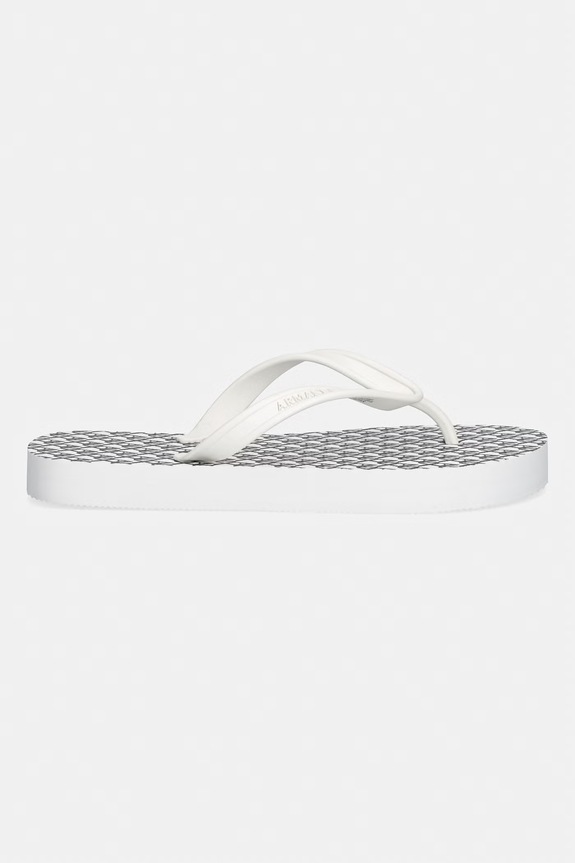 Šľapky Armani Exchange XDQ010.XV700.MZ266 biela SS26