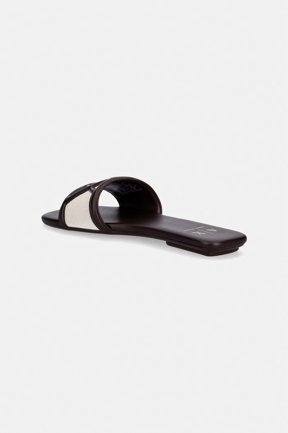 Încălțăminte Armani Exchange papuci XW002568.AF22752.MZ766 maro