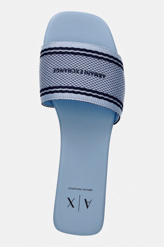 Šľapky Armani Exchange modrá XW002569.AF22793.MB601