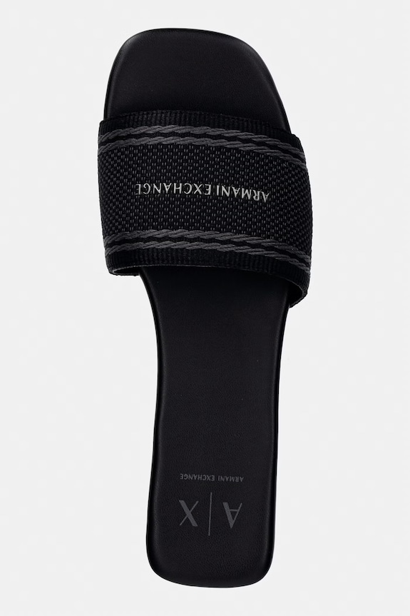 Šľapky Armani Exchange čierna XW002569.AF22793.MZ192