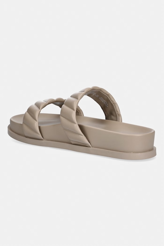 Obuwie Armani Exchange klapki damskie XW002574.AF22799.U6223 beżowy