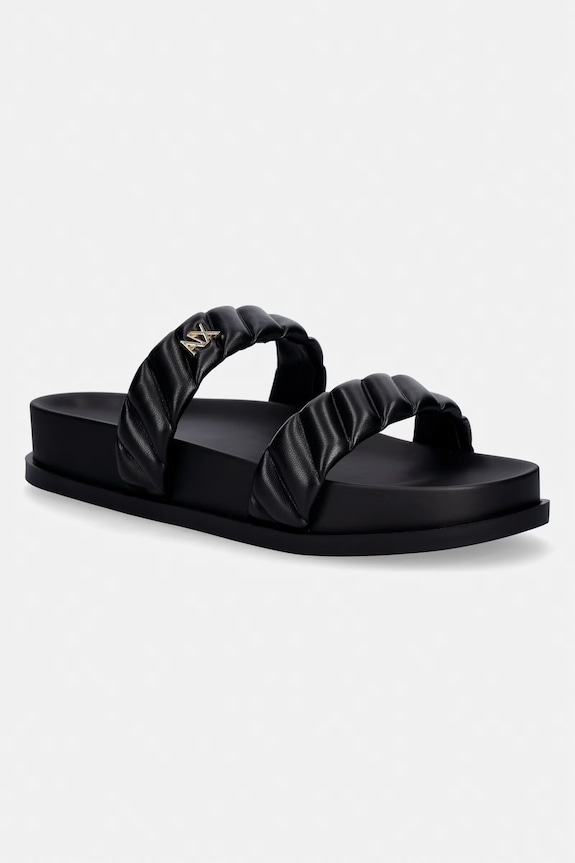 Armani Exchange šľapky dámske čierna XW002574.AF22799.UC001