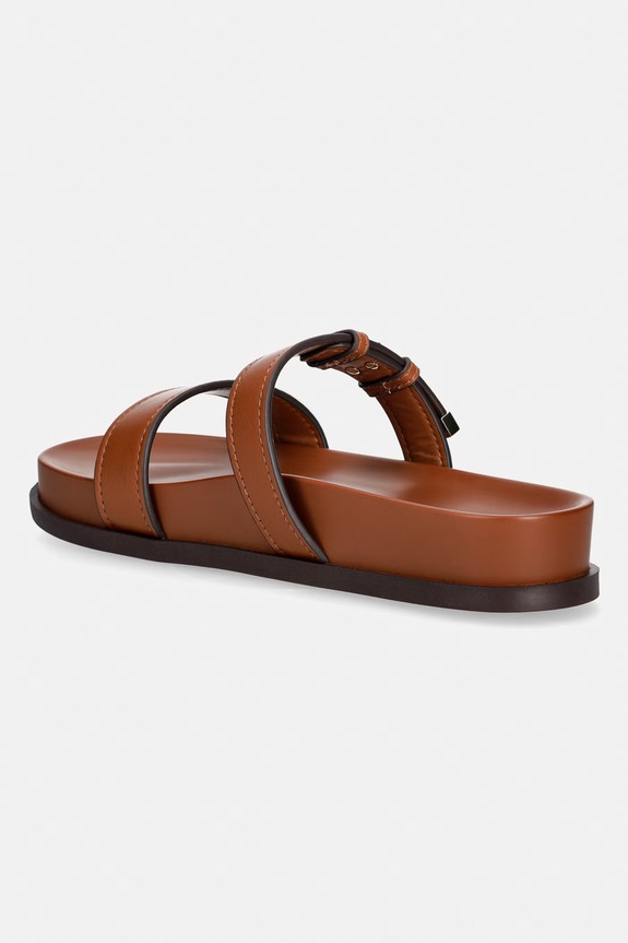 Obuwie Armani Exchange klapki damskie XW002575.AF21266.U6123 brązowy