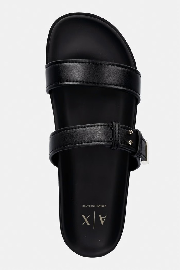 Armani Exchange šľapky dámske čierna XW002575.AF21266.UC001