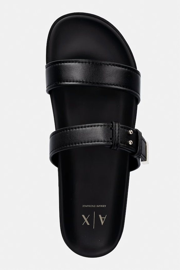 Armani Exchange šľapky dámske čierna XW002575.AF21266.UC001