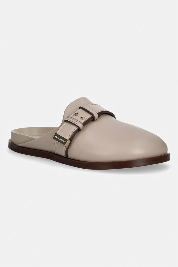 Armani Exchange natikači ženski bež XW002577.AF21266.U6223