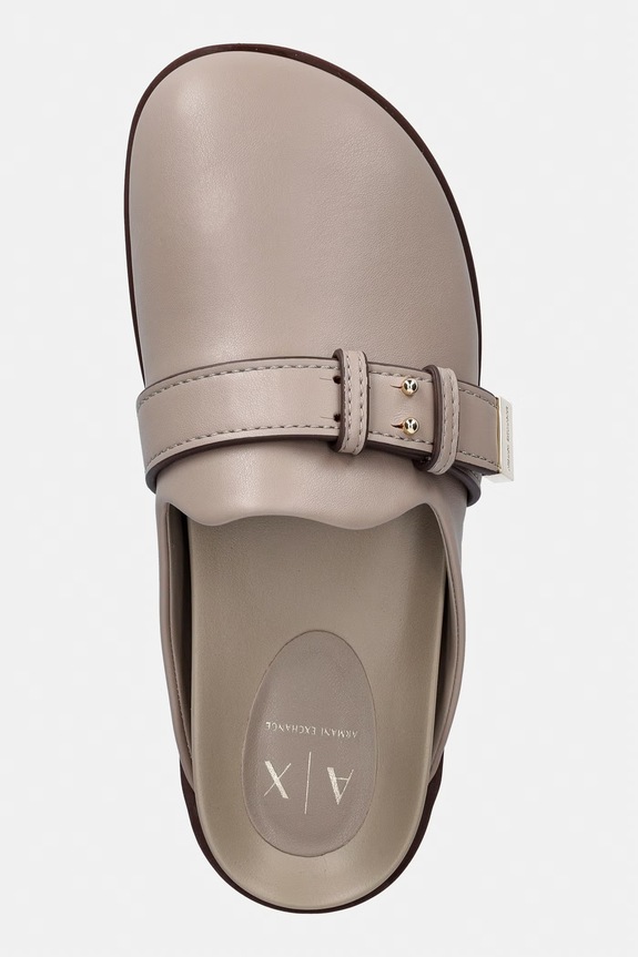 Armani Exchange natikači ženski bež XW002577.AF21266.U6223