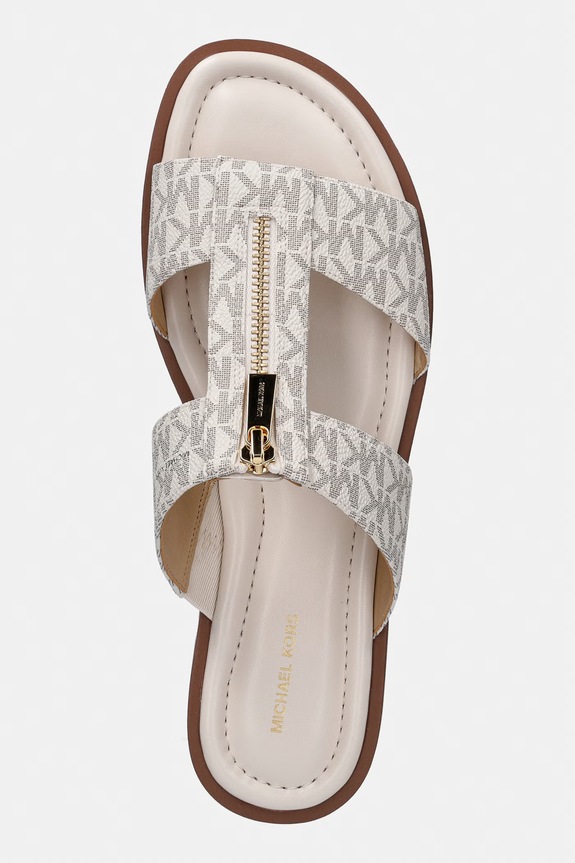 MICHAEL Michael Kors šľapky dámske Berkley Flat Sandal béžová 40S6BRFS1B.150