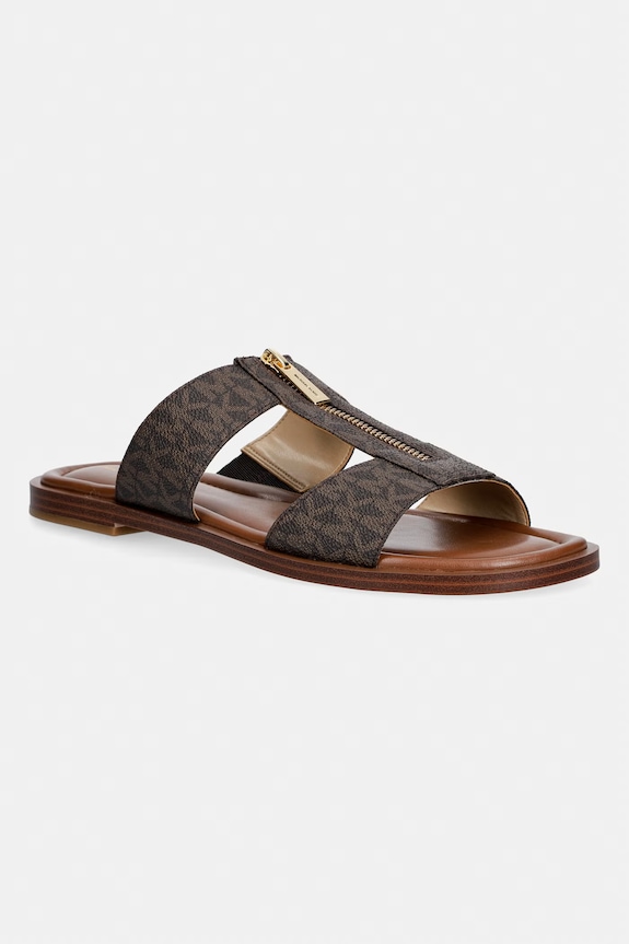 MICHAEL Michael Kors šľapky dámske Berkley Flat Sandal hnedá 40S6BRFS1B.200