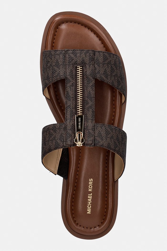 MICHAEL Michael Kors šľapky dámske Berkley Flat Sandal hnedá 40S6BRFS1B.200