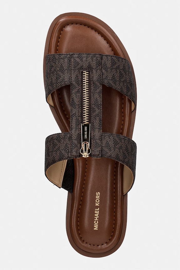 MICHAEL Michael Kors šľapky dámske Berkley Flat Sandal hnedá 40S6BRFS1B.200