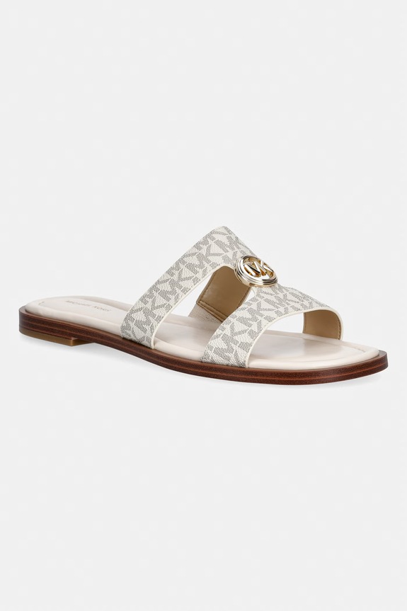 MICHAEL Michael Kors Σαγιονάρες Γυναικεία Erin Flat Sandal μπεζ 40S6ERFS2B.150
